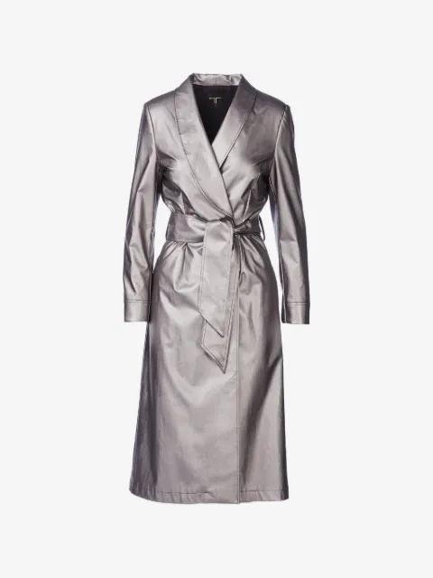 belted trench coat by TESSITURA