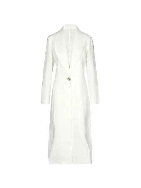button-up single-breasted coat by TESSITURA