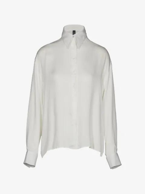 crystal-embellished oversized shirt by TESSITURA