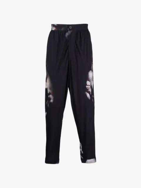 digital-print trousers by TESSITURA