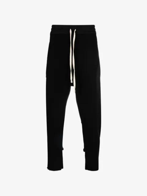 drawstring cropped track pants by TESSITURA