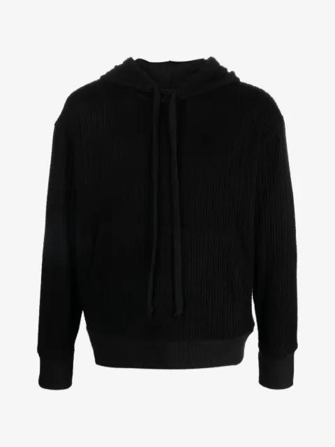 knitted loose-fit hoodie by TESSITURA