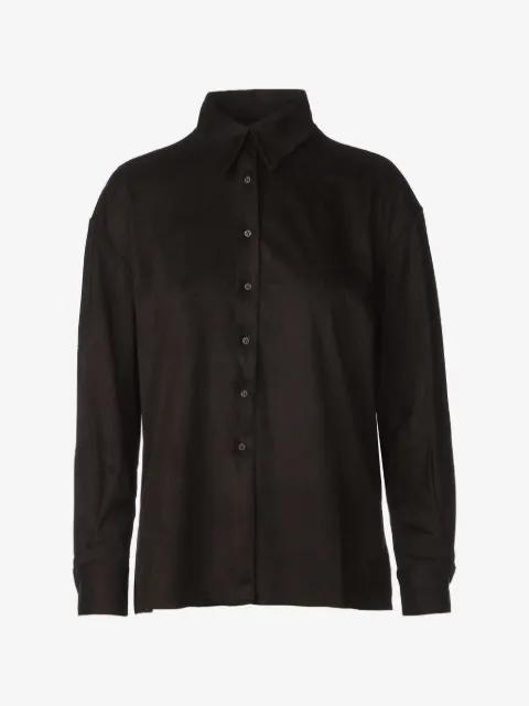 long-sleeve loose-fit shirt by TESSITURA