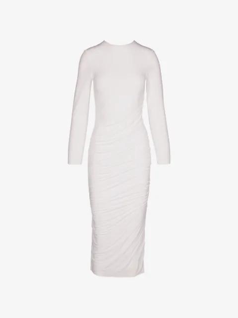 long-sleeve midi dress by TESSITURA