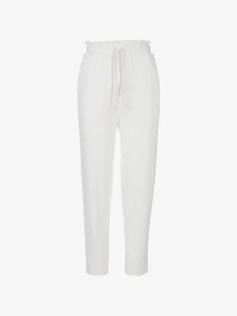 low-crotch elastic-waistband track pants by TESSITURA