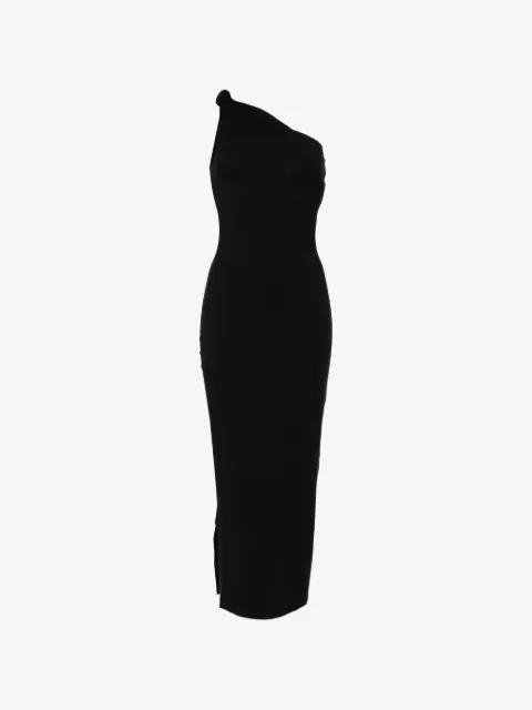 one-shoulder midi dress by TESSITURA