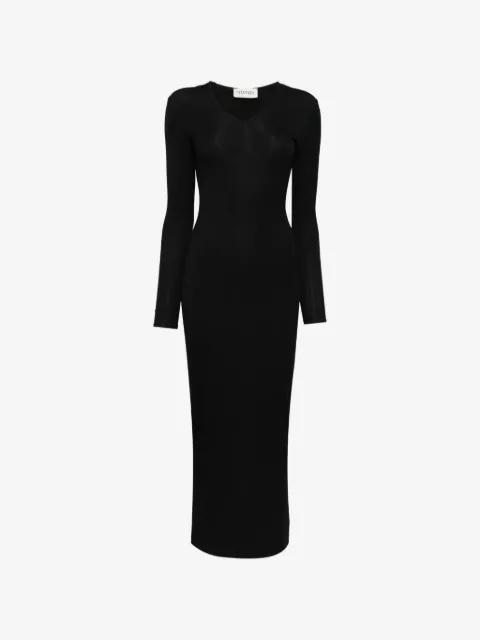 ribbed-knit maxi dress by TESSITURA