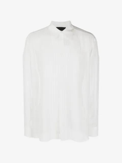 sheer-finish shirt by TESSITURA