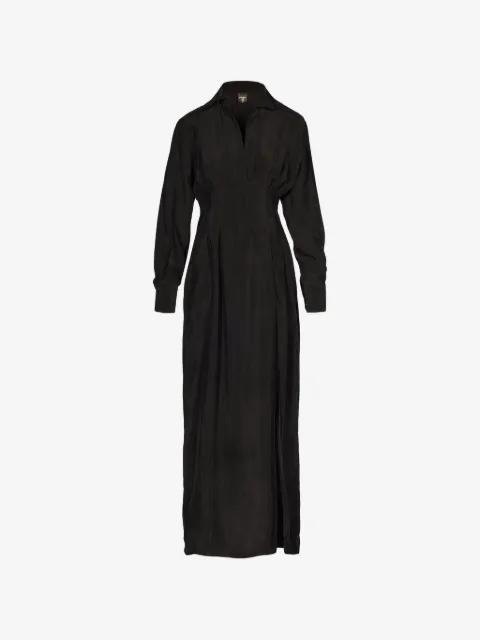 side-slit maxi dress by TESSITURA