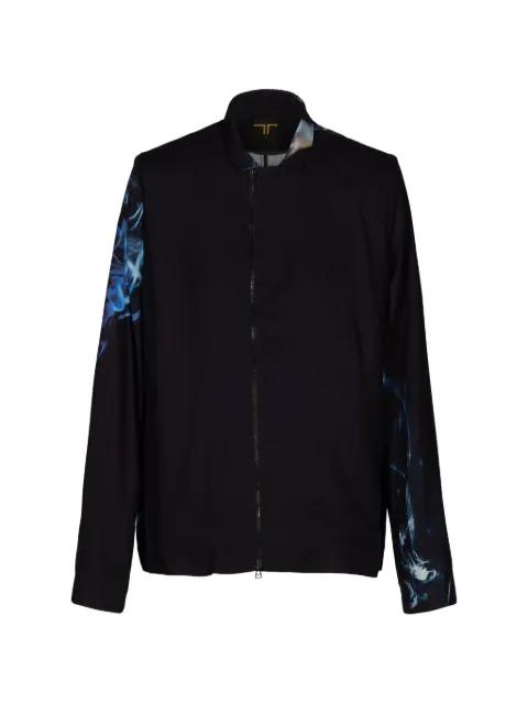 smoke-print shirt  jacket by TESSITURA