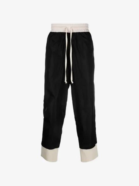 waterproof drop-crotch track pants by TESSITURA