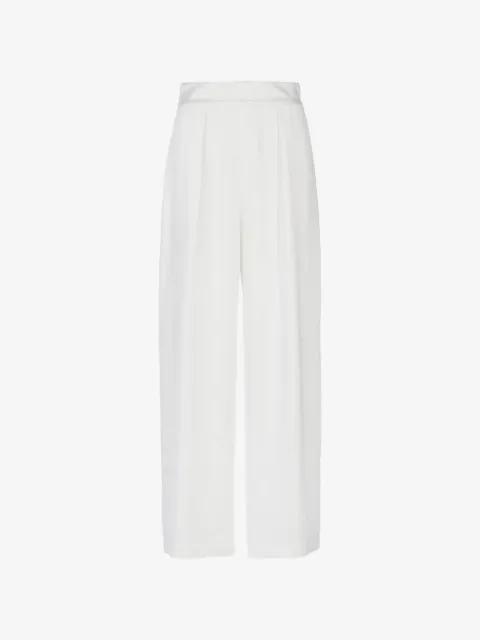 wide-leg high-waisted trousers by TESSITURA