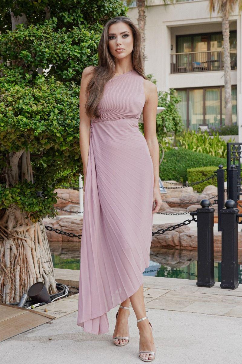 Araja Mauve Maxi Dress by TFNC LONDON