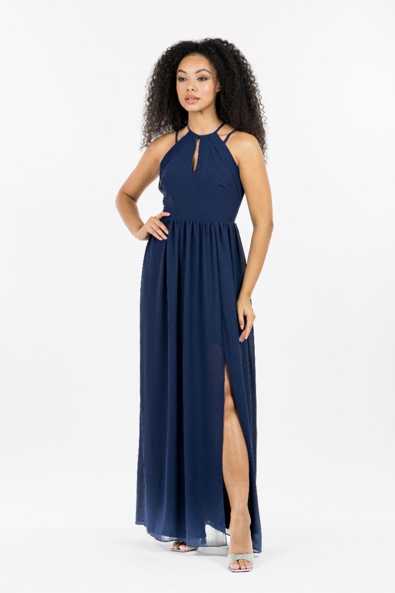 D0055 Navy Maxi Dress by TFNC LONDON