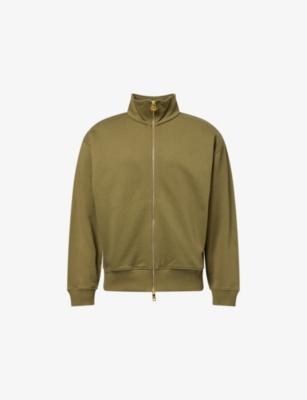 Conrad Tracker Zip-Up Cotton-Jersey Track Jacket by THAMES MMMX