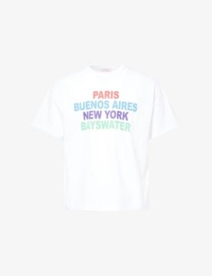 Geography Cotton T-Shirt by THAMES MMMX