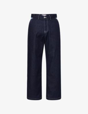 John Straight-Leg Indigo Denim Jeans by THAMES MMMX