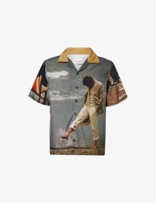 Lido Graphic-Print Woven Shirt by THAMES MMMX