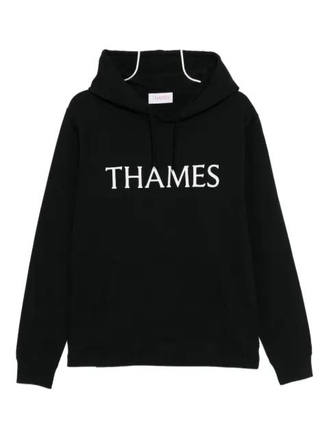 logo printed hoodie by THAMES MMMX
