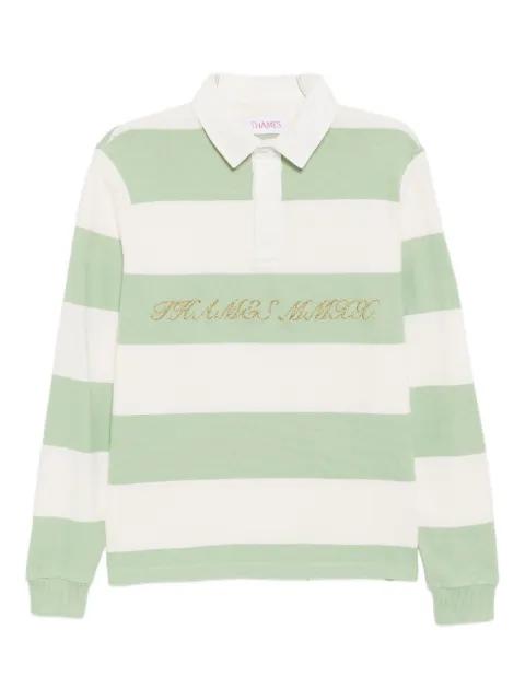 striped polo-shirt by THAMES MMMX