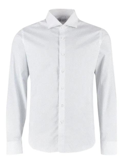 printed cotton shirt by THE (ALPHABET)