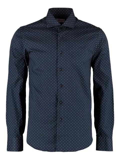 printed long-sleeved shirt by THE (ALPHABET)