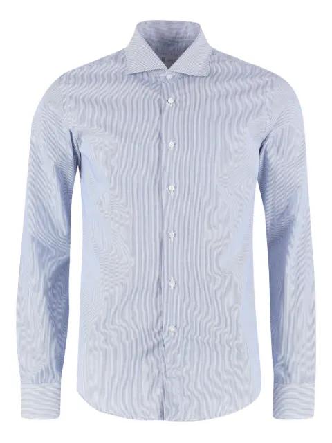 striped cotton shirt by THE (ALPHABET)