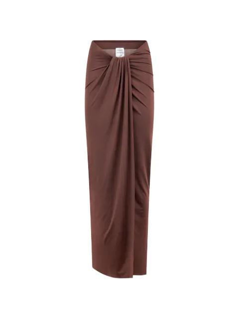 Anja draped maxi skirt by THE ANDAMANE