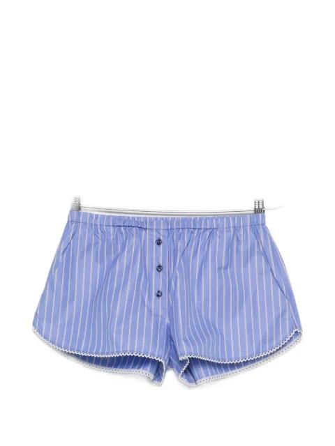 Arabella striped buttoned shorts by THE ANDAMANE
