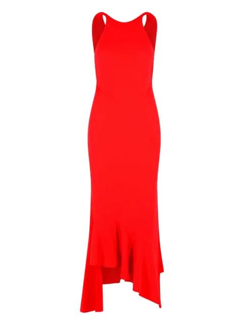 Carmen open-back midi dress by THE ANDAMANE
