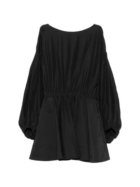 Clara open-back balloon-sleeve dress by THE ANDAMANE