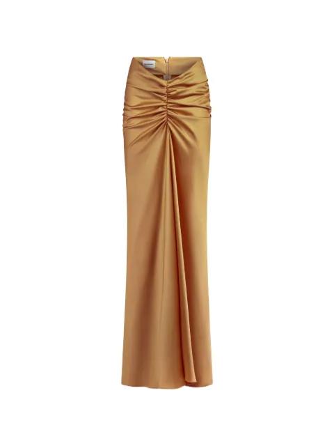 Iris gathered draped maxi skirt by THE ANDAMANE