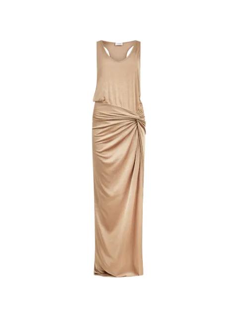 Juno draped maxi dress by THE ANDAMANE