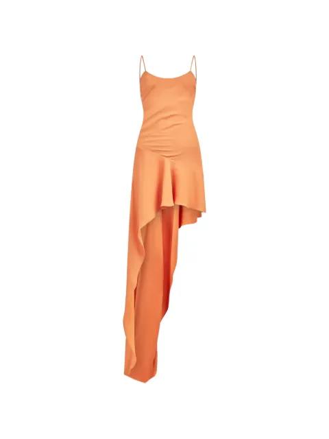 Lauren lace-up asymmetric dress by THE ANDAMANE