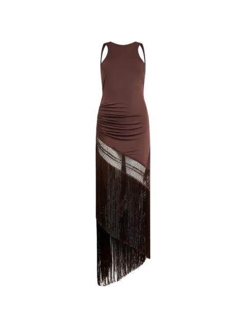 Marisol fringed maxi dress by THE ANDAMANE
