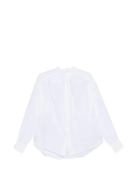 Rania gathered-detail long-sleeve shirt by THE ANDAMANE