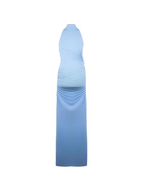 Stella knot draping maxi dress by THE ANDAMANE