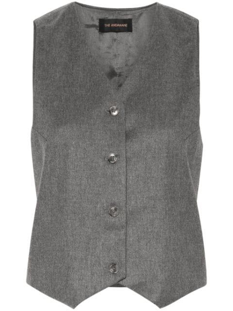 V-neck waistcoat by THE ANDAMANE