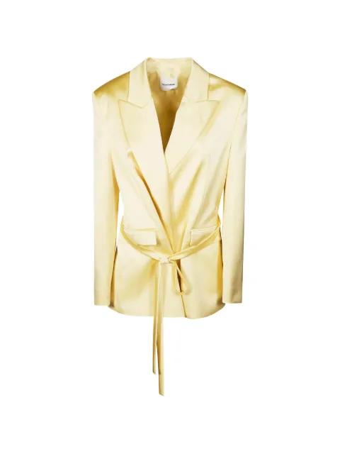 Wilder belted blazer by THE ANDAMANE