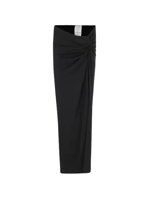 Zohra twist-detail maxi skirt by THE ANDAMANE