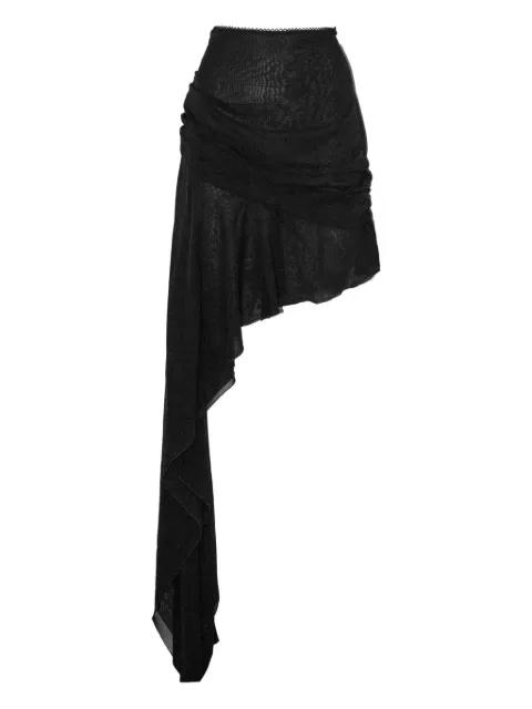 asymmetrical mini skirt by THE ANDAMANE