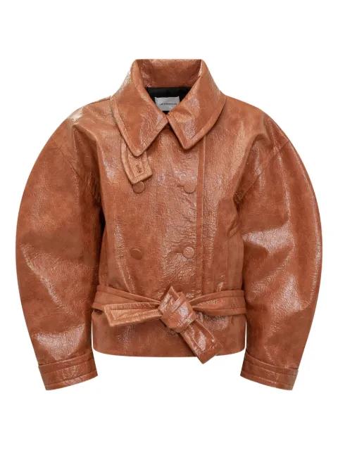 balloon-sleeve double-breasted jacket by THE ANDAMANE