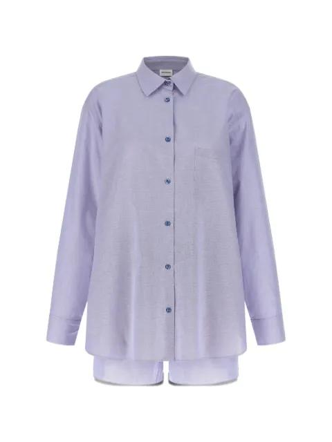 button shorts and shirt set by THE ANDAMANE