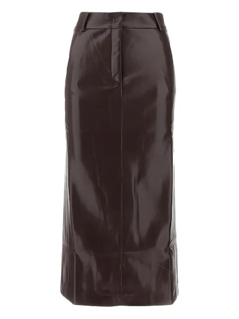 concealed-fastening straight skirt by THE ANDAMANE