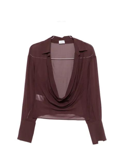cowl neck shirt by THE ANDAMANE