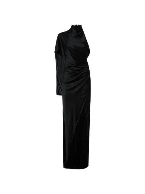 draped one-shoulder maxi dress by THE ANDAMANE