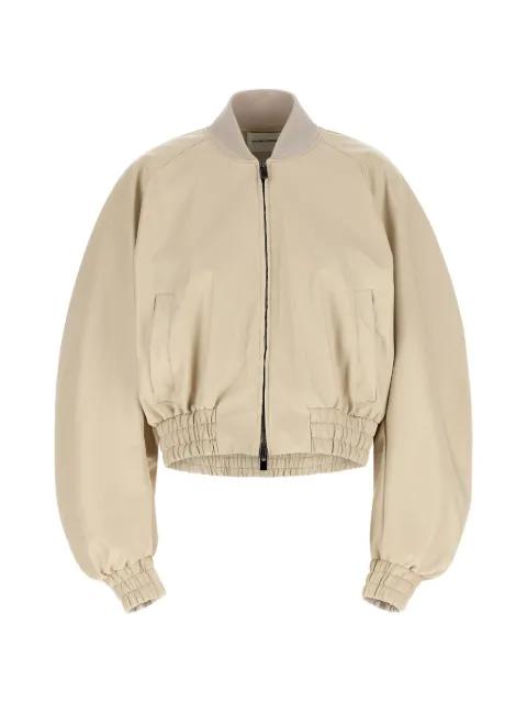 grained sierra bomber jacket by THE ANDAMANE