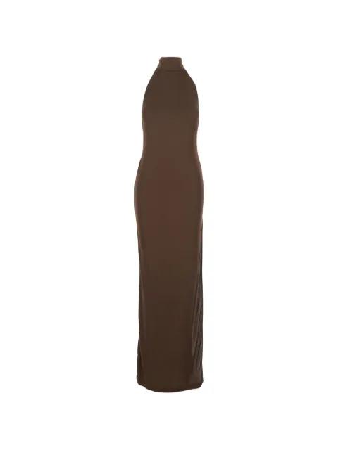halter-neck maxi dress by THE ANDAMANE