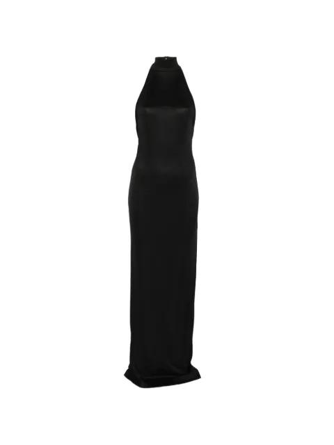 halterneck backless maxi dress by THE ANDAMANE