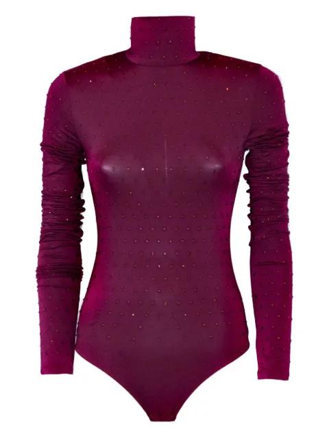 high-neck bodysuit by THE ANDAMANE